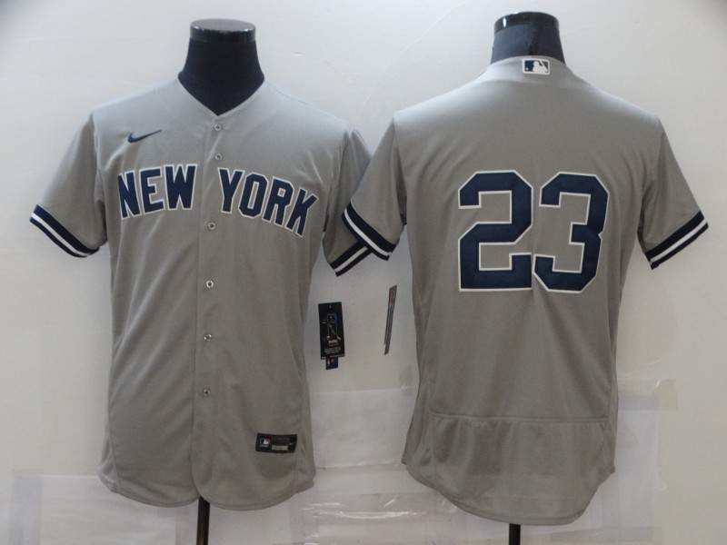 New York Yankees Grey Elite MLB Jersey