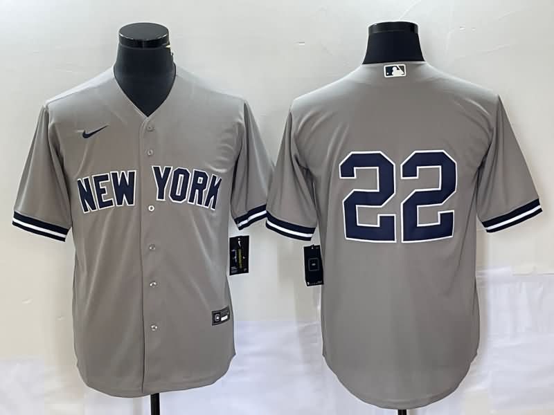 New York Yankees Grey MLB Jersey