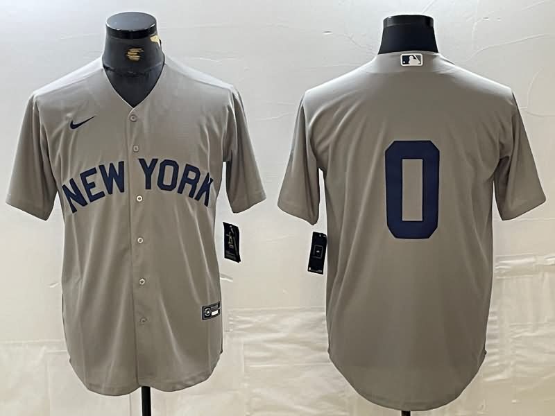 New York Yankees Grey MLB Jersey 02