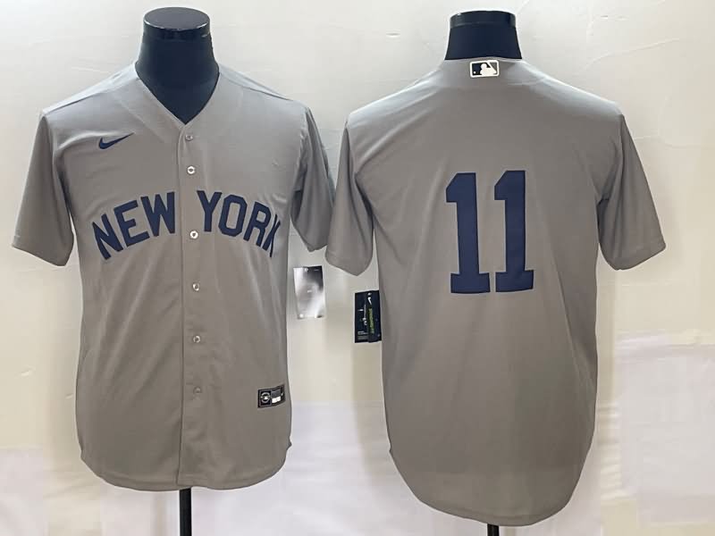 New York Yankees Grey MLB Jersey 02