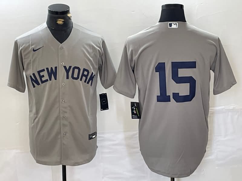 New York Yankees Grey MLB Jersey 02