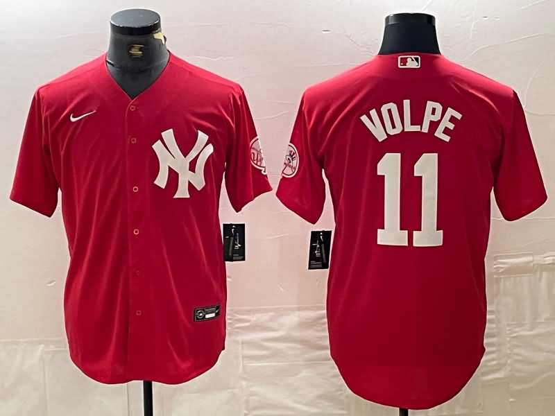 New York Yankees Red MLB Jersey