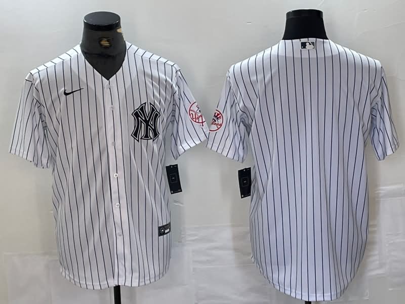 New York Yankees White MLB Jersey 04