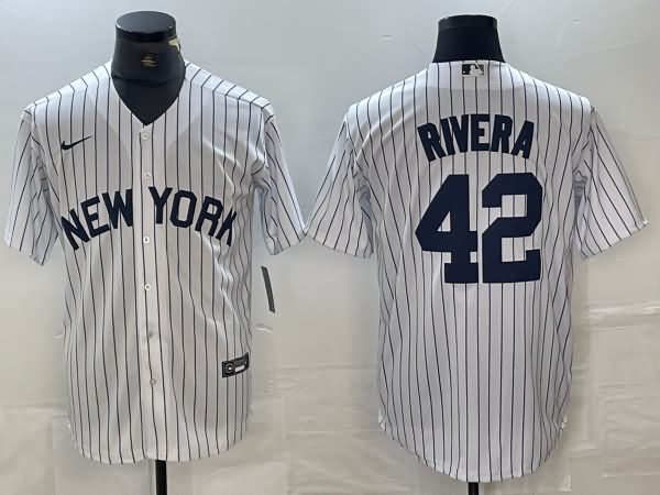 New York Yankees White MLB Jersey 05