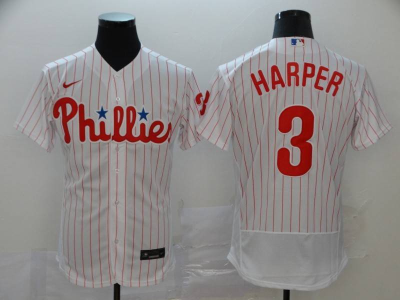 Philadelphia Phillies White Elite MLB Jersey