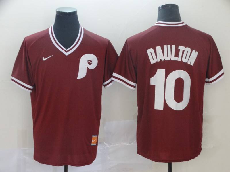 Philadelphia Phillies Red Retro MLB Jersey