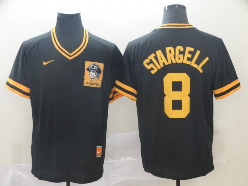 Pittsburgh Pirates Black Retro MLB Jersey