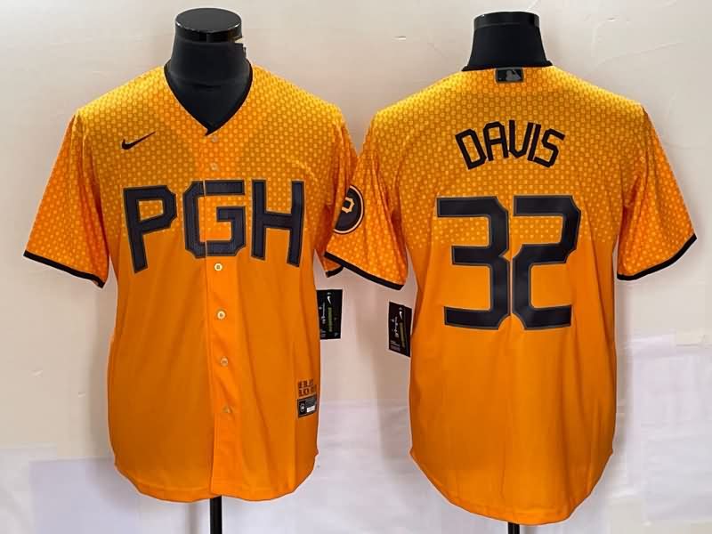 Pittsburgh Pirates Yellow MLB Jersey