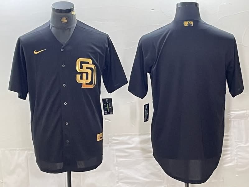 San Diego Padres Black Gold MLB Jersey