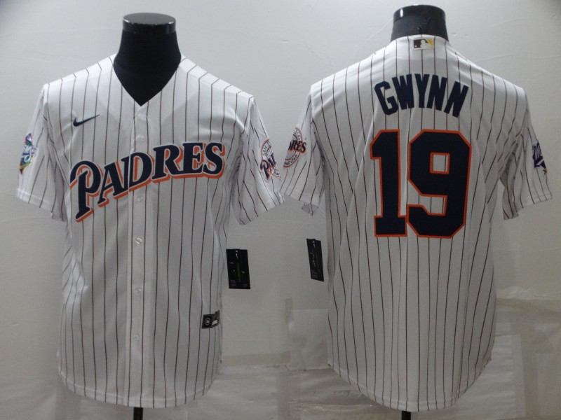 San Diego Padres White Retro MLB Jersey