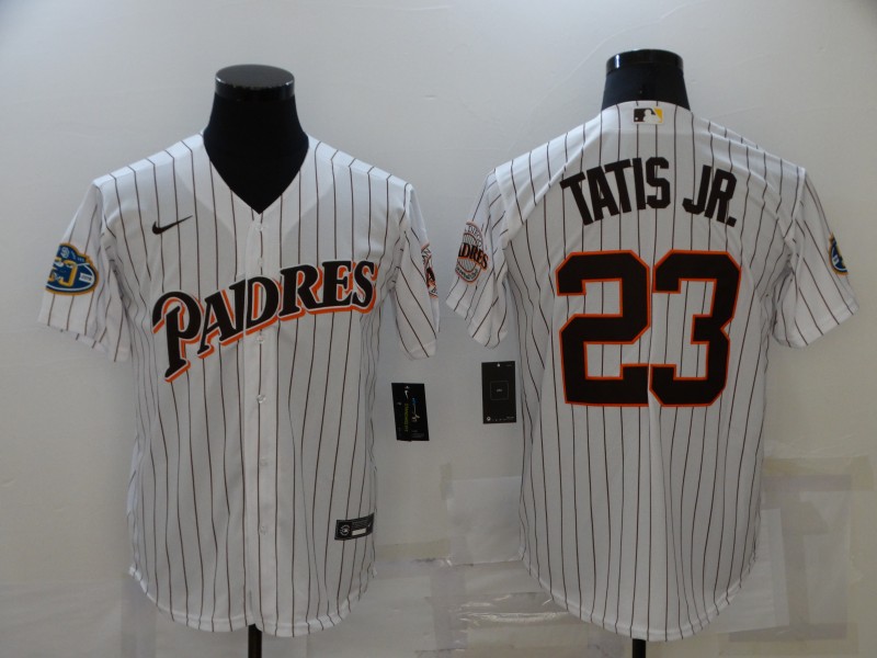 San Diego Padres White Retro MLB Jersey