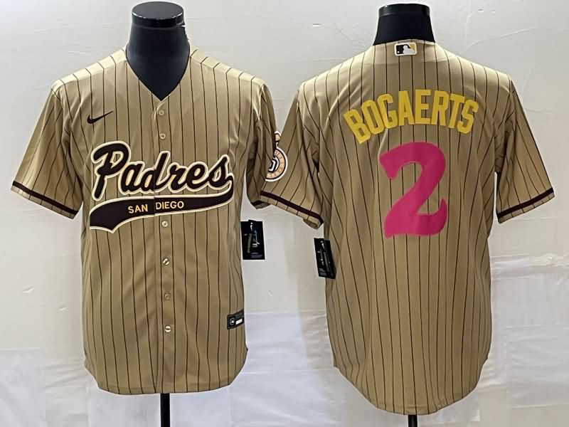 San Diego Padres Tan MLB Jersey 02