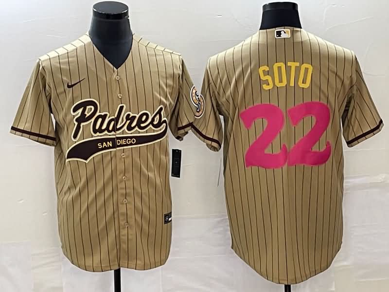 San Diego Padres Tan MLB Jersey 02