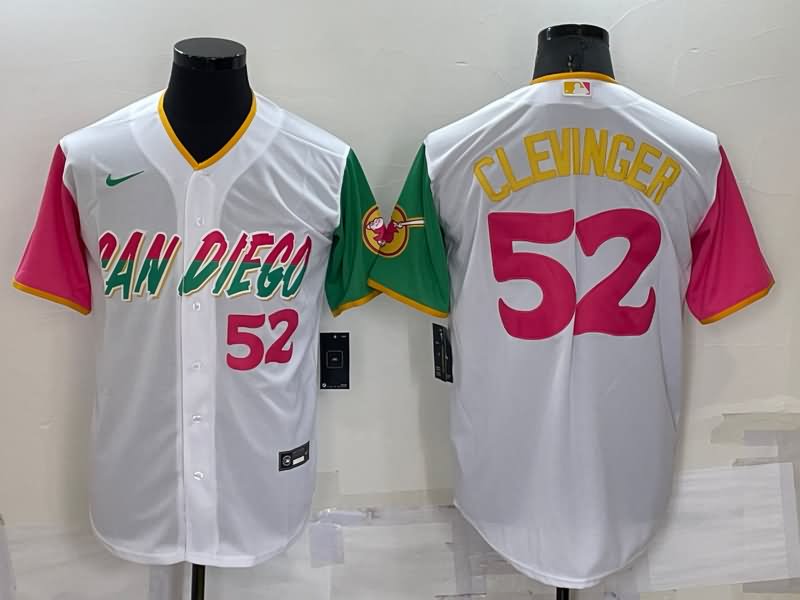 San Diego Padres White MLB Jersey 02