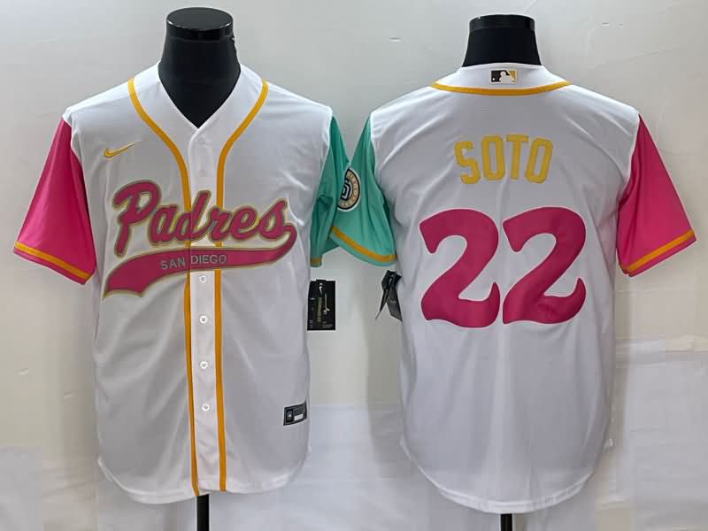 San Diego Padres White MLB Jersey 04