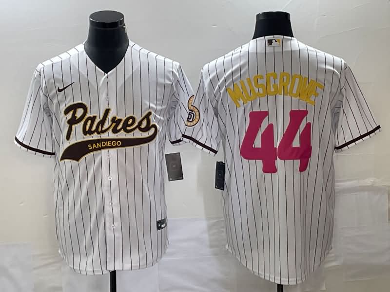 San Diego Padres White MLB Jersey 05