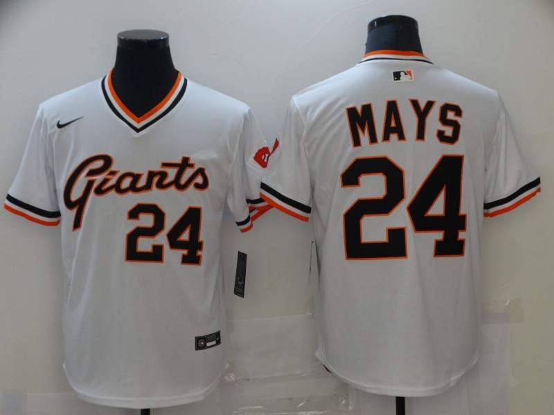 San Francisco Giants White Retro MLB Jersey