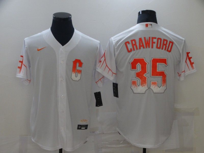 San Francisco Giants White MLB Jersey