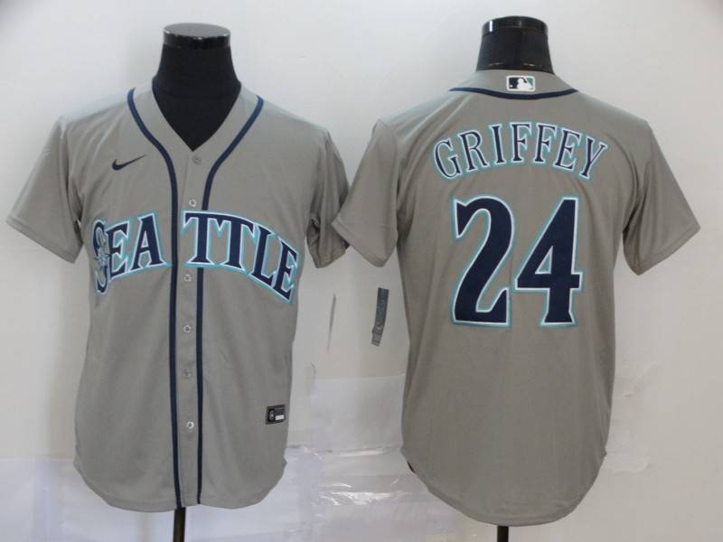 Seattle Mariners Grey MLB Jersey