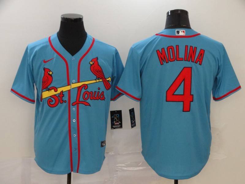 St. Louis Cardinals Light Blue MLB Jersey