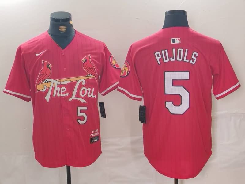 St. Louis Cardinals Red MLB Jersey 02