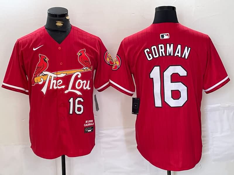 St. Louis Cardinals Red MLB Jersey 02