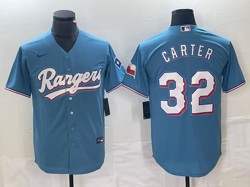 Texas Rangers Light Blue MLB Jersey