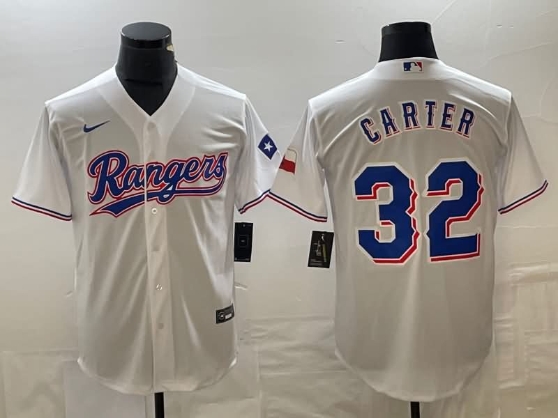 Texas Rangers White MLB Jersey