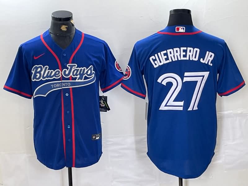 Toronto Blue Jays Blue MLB Jersey 02