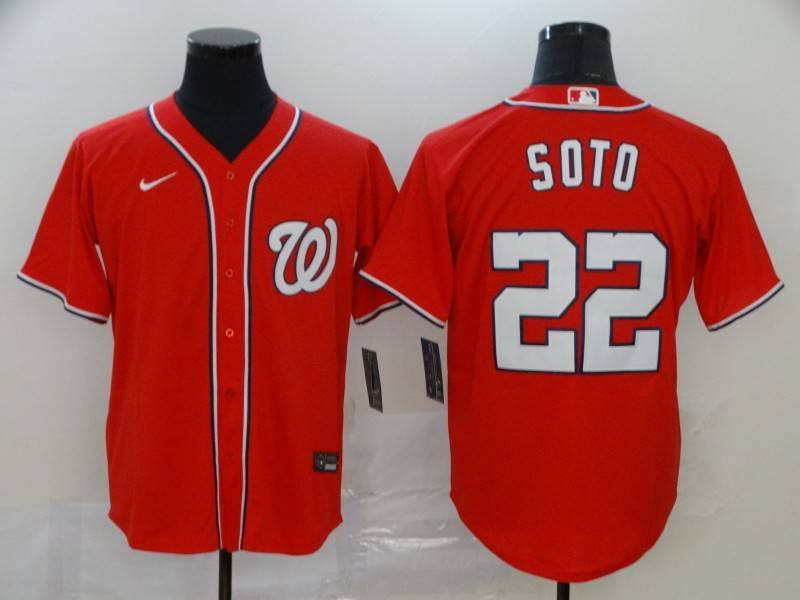 Washington Nationals Red MLB Jersey