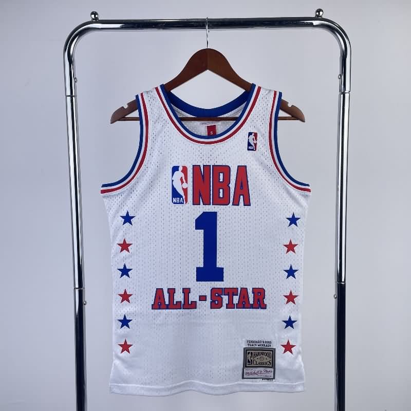 ALL-STAR 2003 White Classics Basketball Jersey (Hot Press)