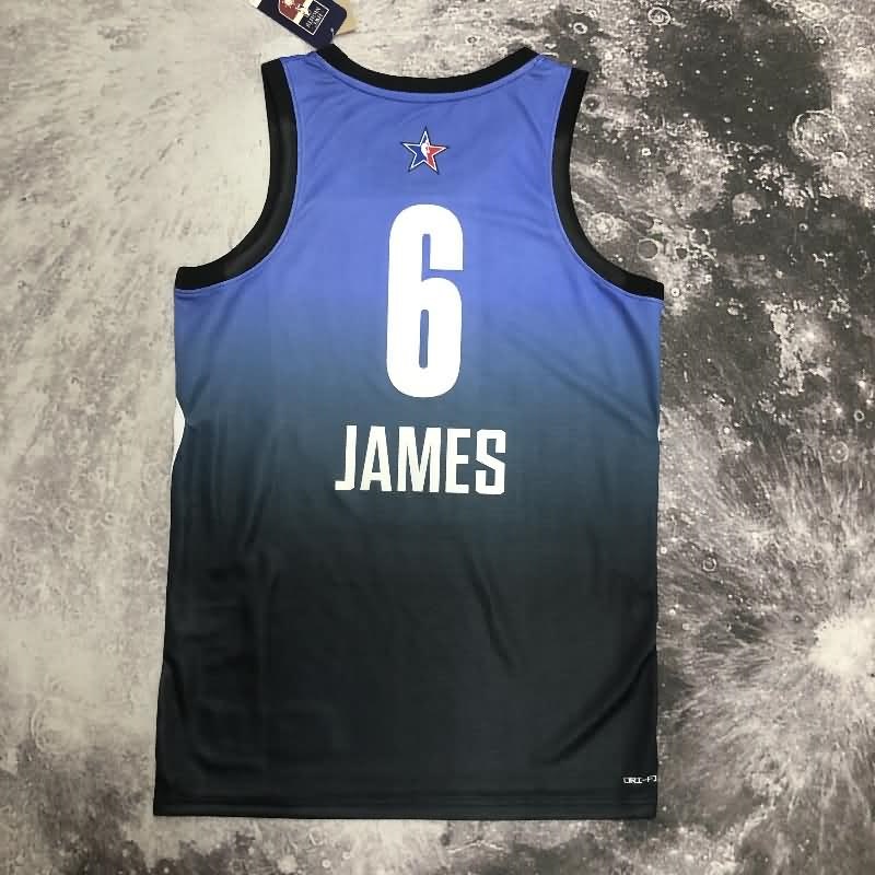 ALL-STAR 2023 Blue Basketball Jersey (Hot Press)