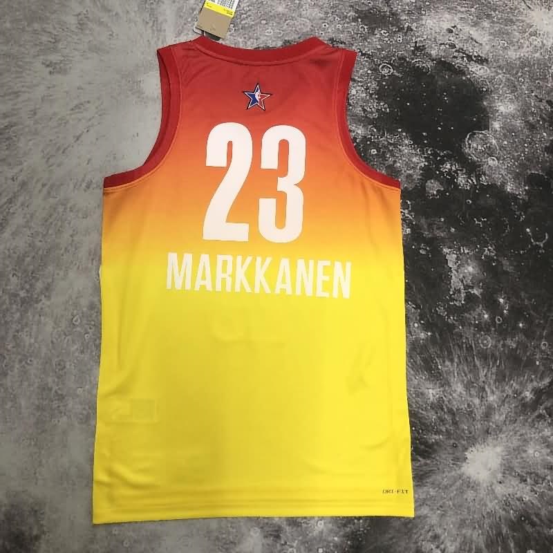 ALL-STAR 2023 Yellow Basketball Jersey (Hot Press)