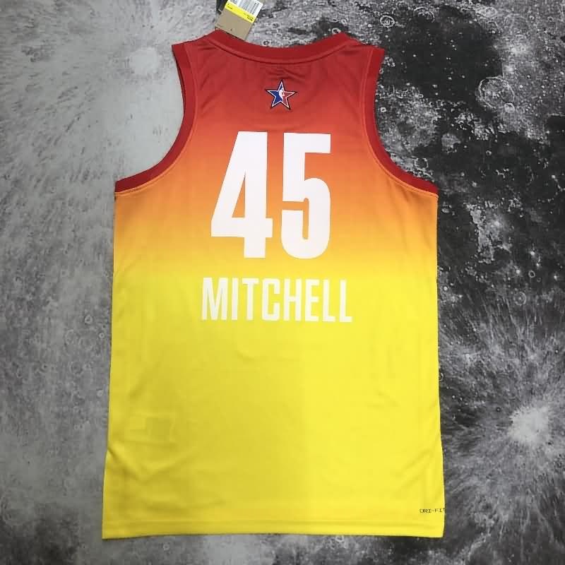 ALL-STAR 2023 Yellow Basketball Jersey (Hot Press)