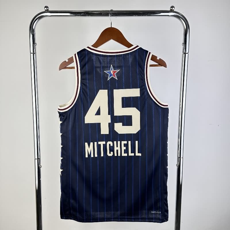 ALL-STAR 2024 Dark Blue Basketball Jersey (Hot Press)