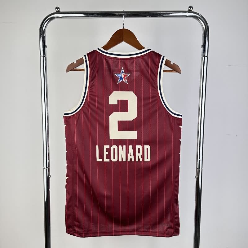 ALL-STAR 2024 Red Basketball Jersey (Hot Press)