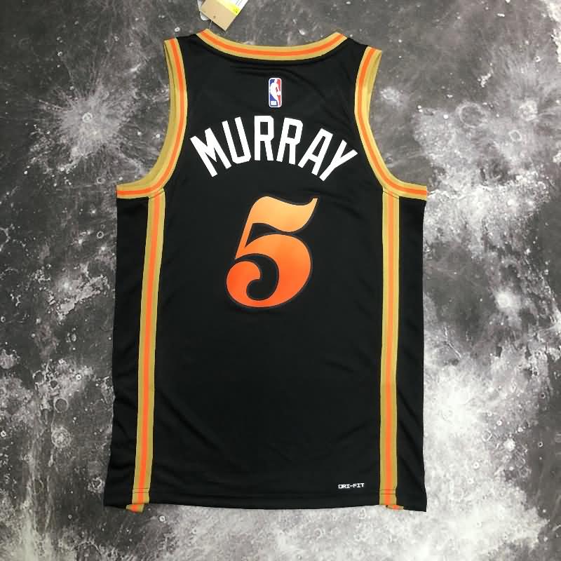 Atlanta Hawks 22/23 Black City Basketball Jersey (Hot Press)