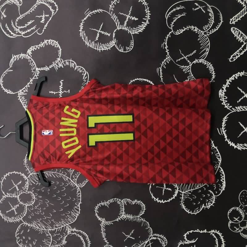 Atlanta Hawks Red Basketball Jersey (Hot Press)