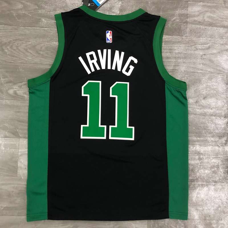 Boston Celtics 20/21 Black AJ Basketball Jersey (Hot Press)