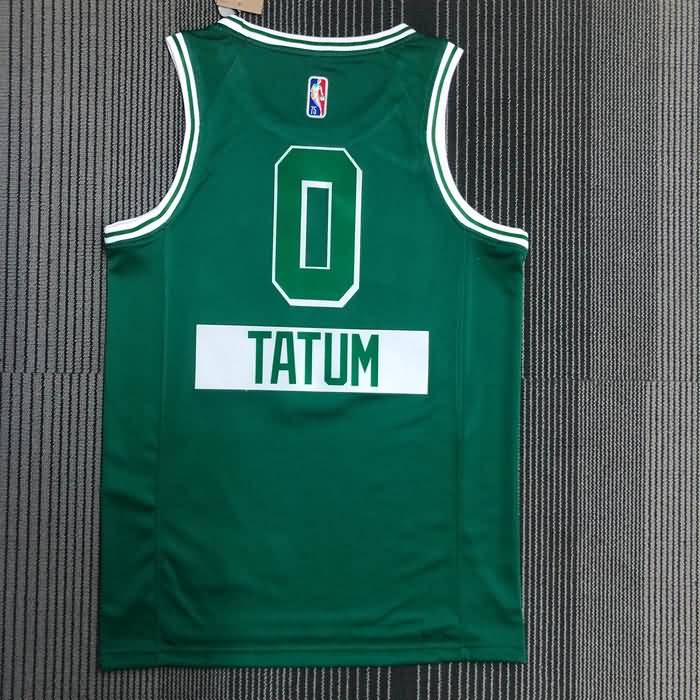 Boston Celtics 21/22 Green City Basketball Jersey (Hot Press)