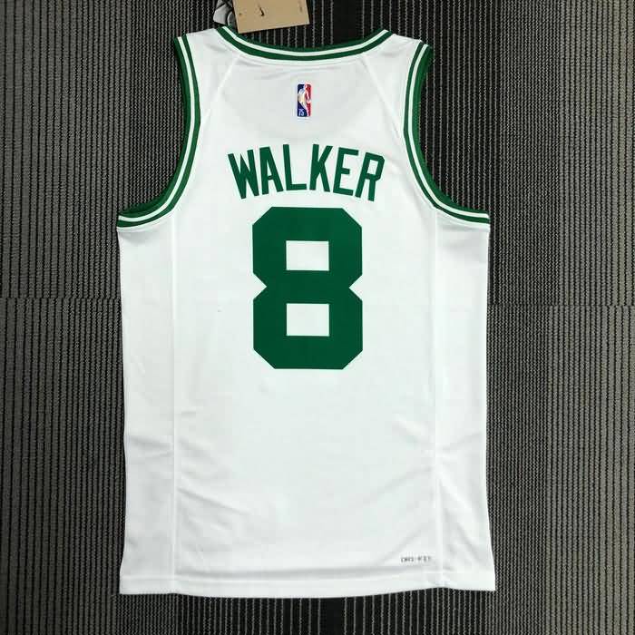 Boston Celtics 21/22 White Basketball Jersey (Hot Press)