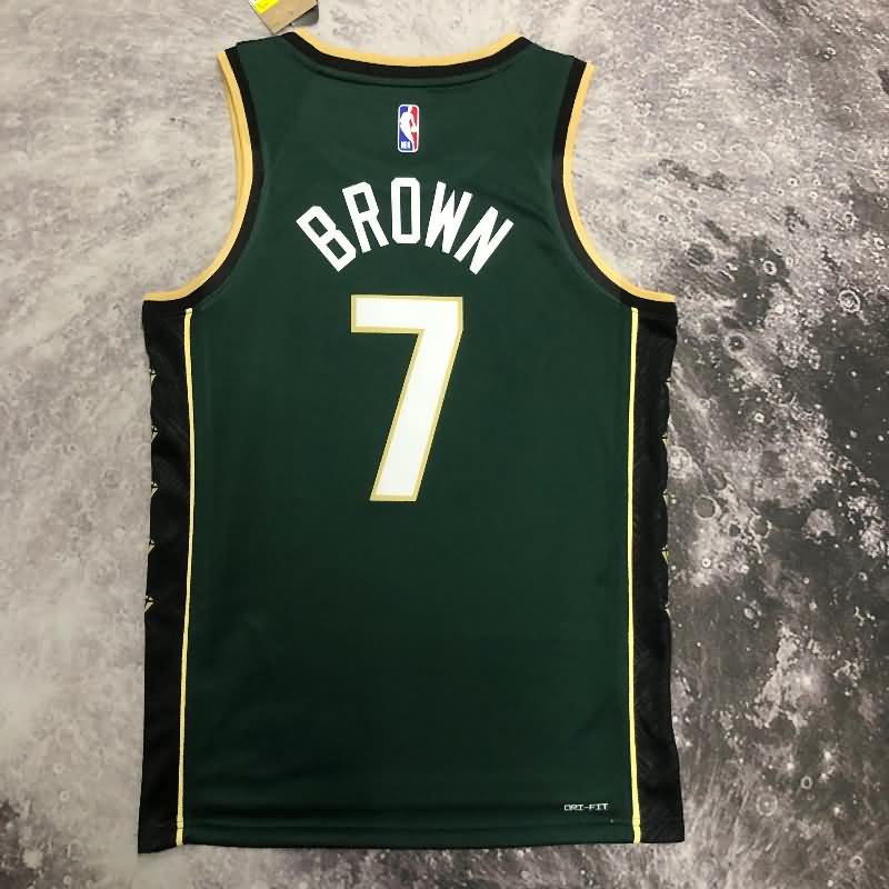 Boston Celtics 22/23 Green City Basketball Jersey (Hot Press)