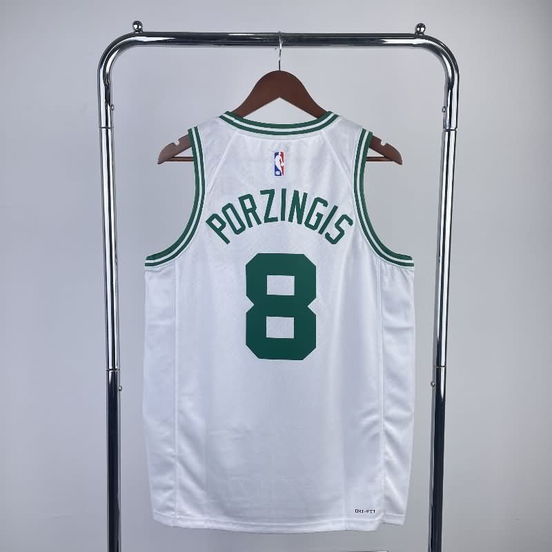 Boston Celtics 22/23 White Basketball Jersey (Hot Press)