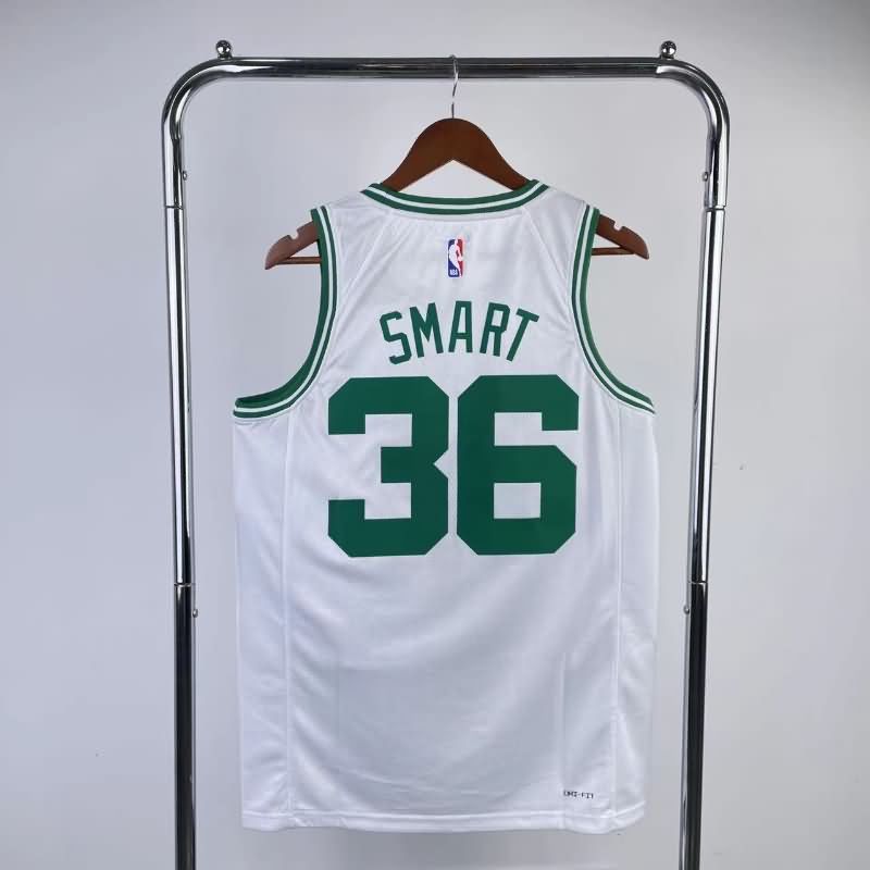 Boston Celtics 22/23 White Basketball Jersey (Hot Press)