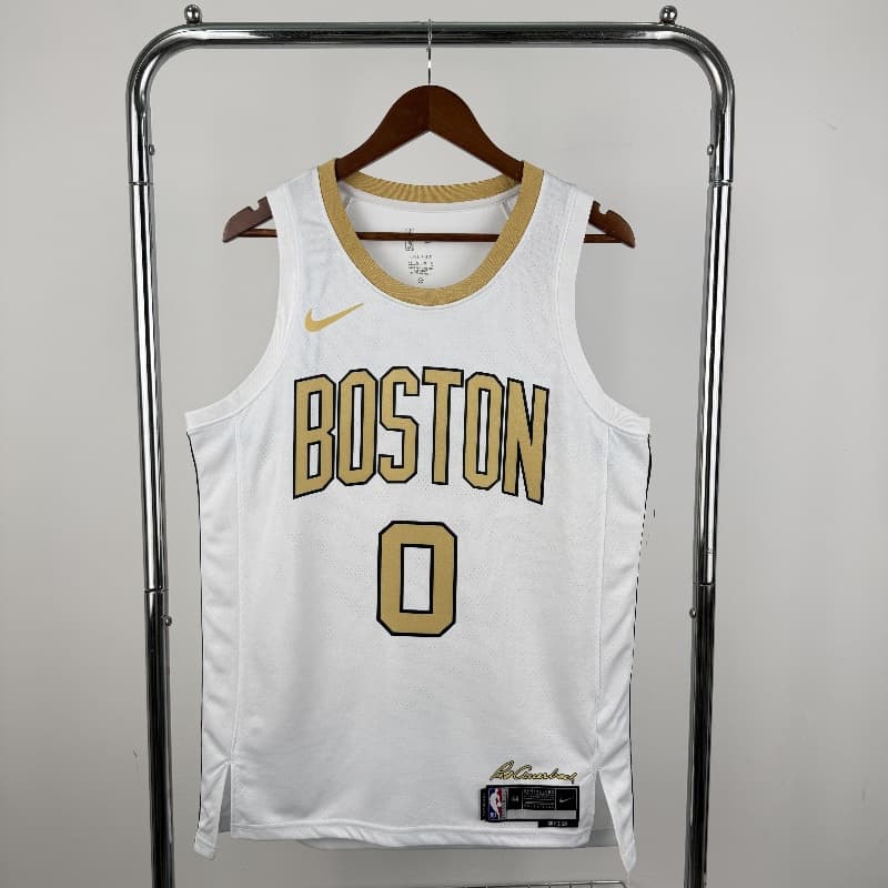Boston Celtics 25/26 White City Basketball Jersey (Hot Press) Boston Celtics 25/26 White City Basketball Jersey (Hot Press)