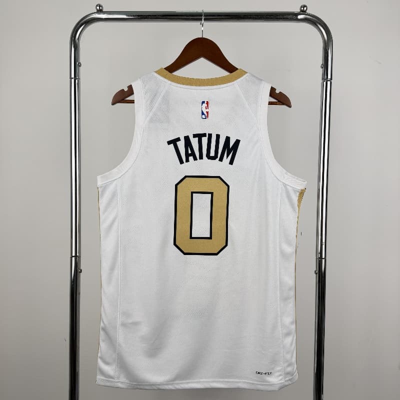 Boston Celtics 25/26 White City Basketball Jersey (Hot Press)