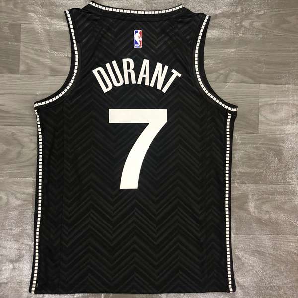 Brooklyn Nets 20/21 Black Basketball Jersey 02 (Hot Press)