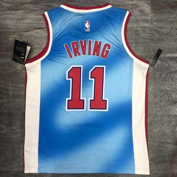 Brooklyn Nets 20/21 Blue Basketball Jersey (Hot Press)