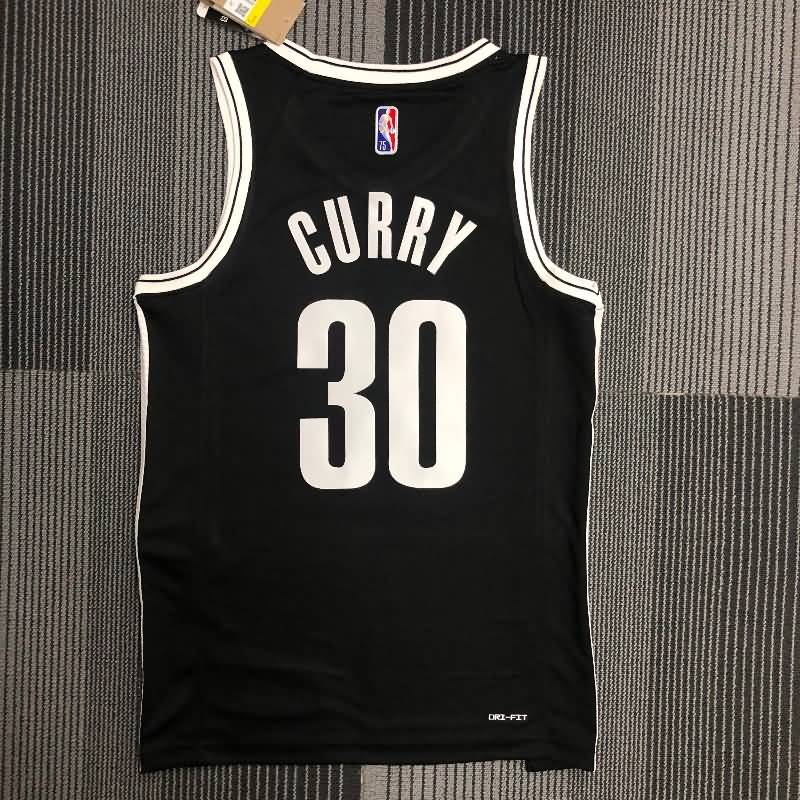 Brooklyn Nets 21/22 Black Basketball Jersey (Hot Press)