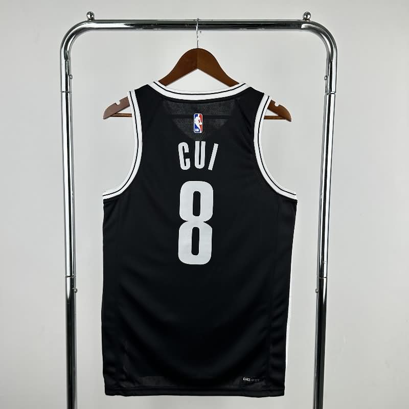 Brooklyn Nets 22/23 Black Basketball Jersey (Hot Press)